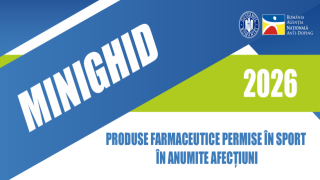 Produse farmaceutice permise în sport în anumite afecțiuni - 2026