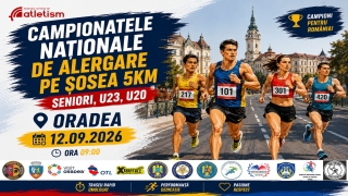 Oradea devine capitala alergării: Campionatele Naționale de Alergare pe Șosea 5 km își desemnează campionii la „Oradea Run Fest”
